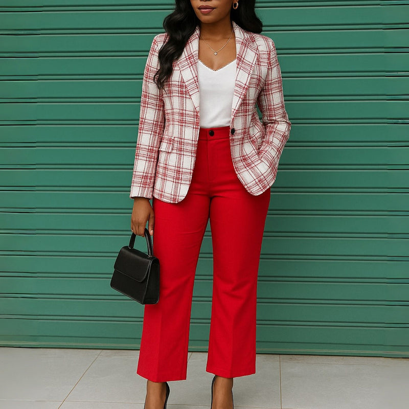 Plus Size Commuter Two-Piece Set
