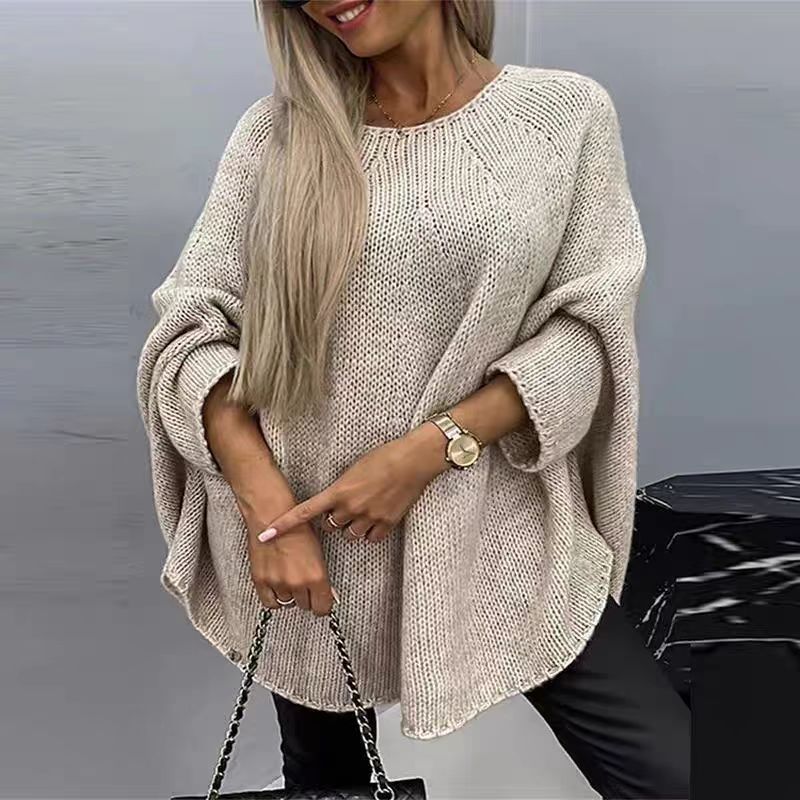 Batwing Shawl Knit Sweater