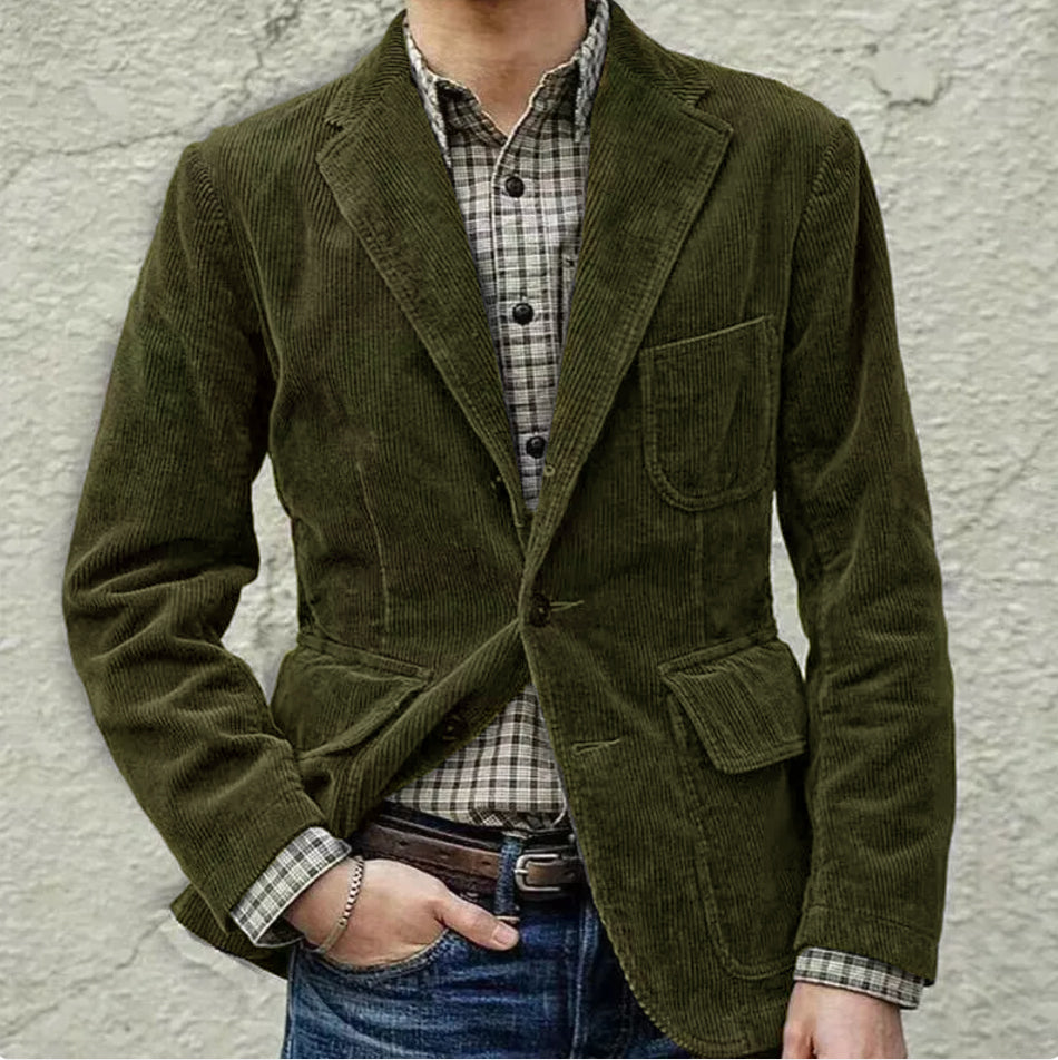Men's Corduroy Blazer Jacket