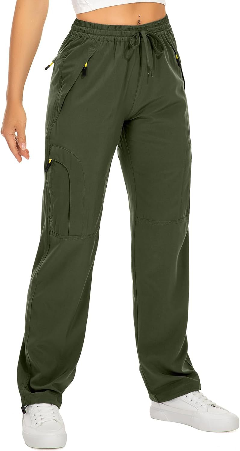 Loose-fitting Straight-leg Workout Pants With Drawstring Cuffs
