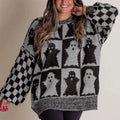 Ghost Checkerboard Sweater