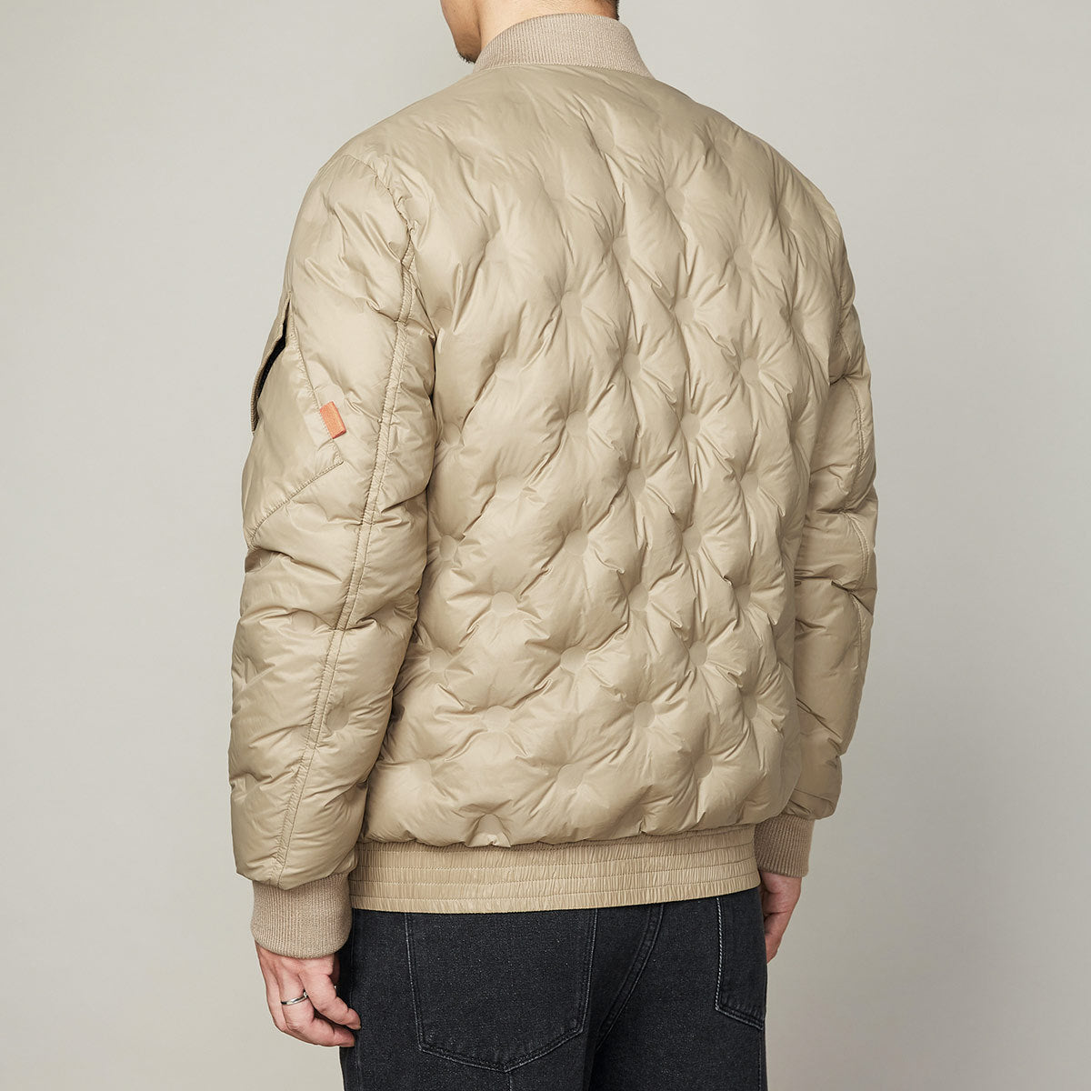 Men's Baseball Collar Down Jacket