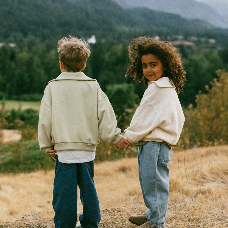 Kids' Nordic Cotton Sweater