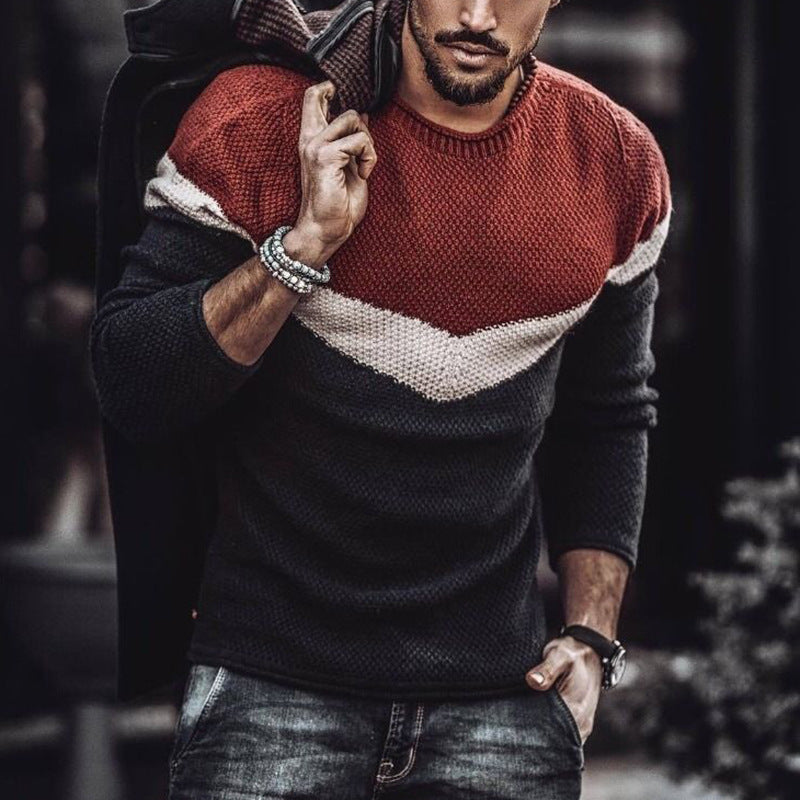 Men's Textured Knit Sweater