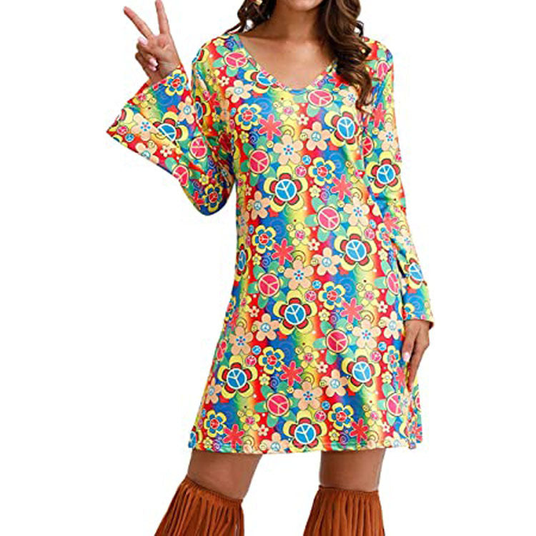 Boho Print Maxi Dress