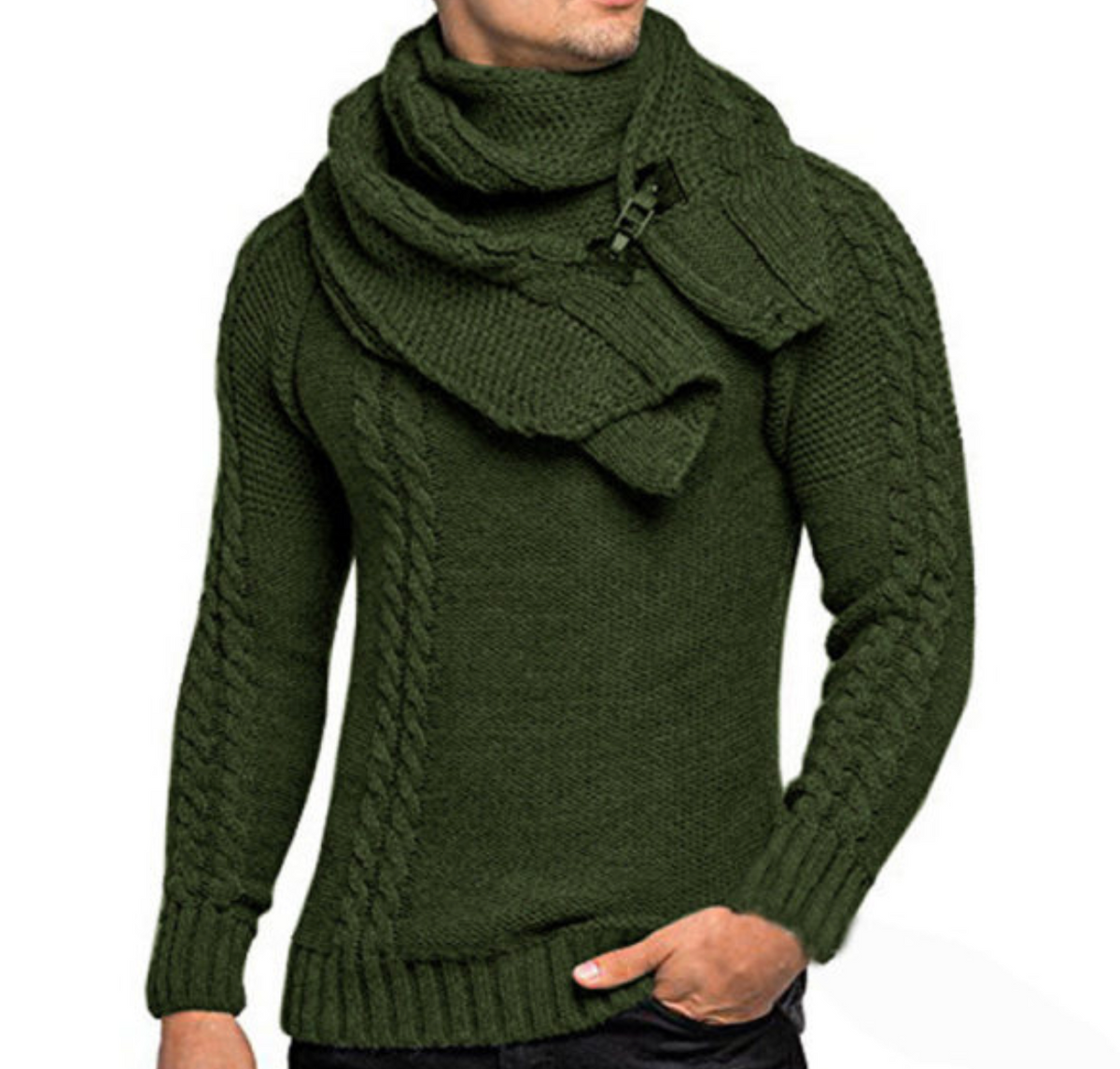Men's Slim Fit Pullover Sweater