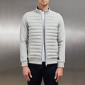Men's Knit Stand Collar Jacket