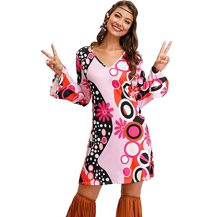 Boho Print Maxi Dress