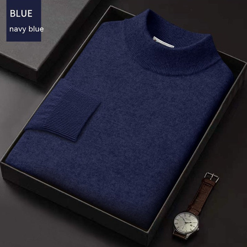Men's Half-Zip Wool Sweater