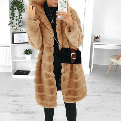 Long White Puffer Coat