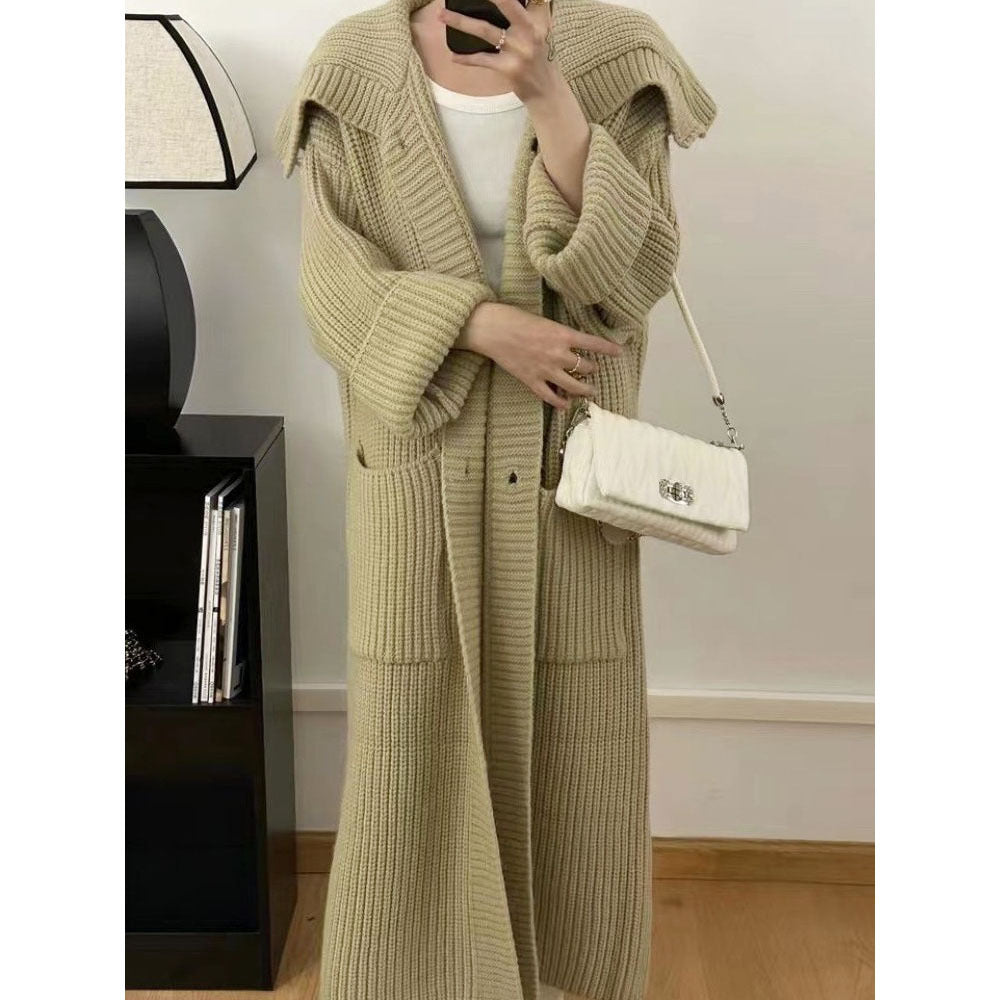 Plus Size Oversized Knit Cardigan