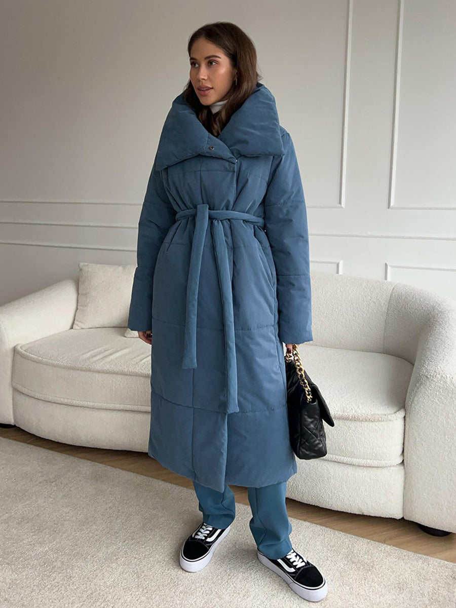 Lace-Up Padded Coat