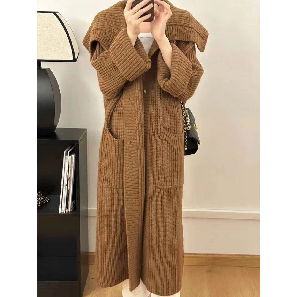 Plus Size Oversized Knit Cardigan