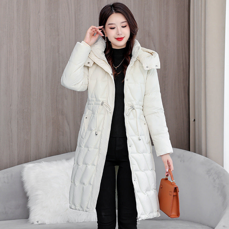 Plus Size Slim Fit Padded Coat