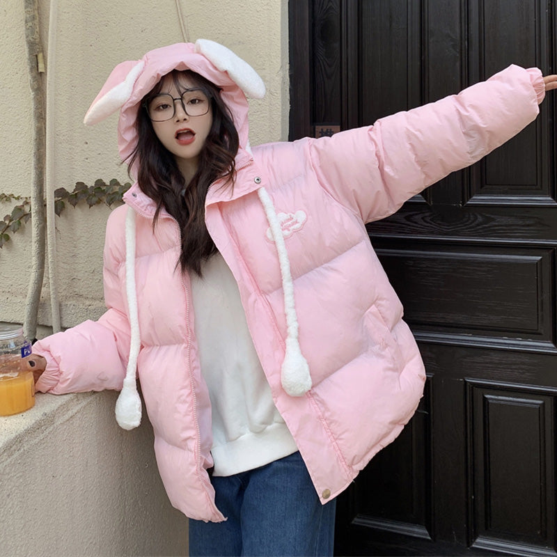 Girls' Thick Down Puffer Jacket