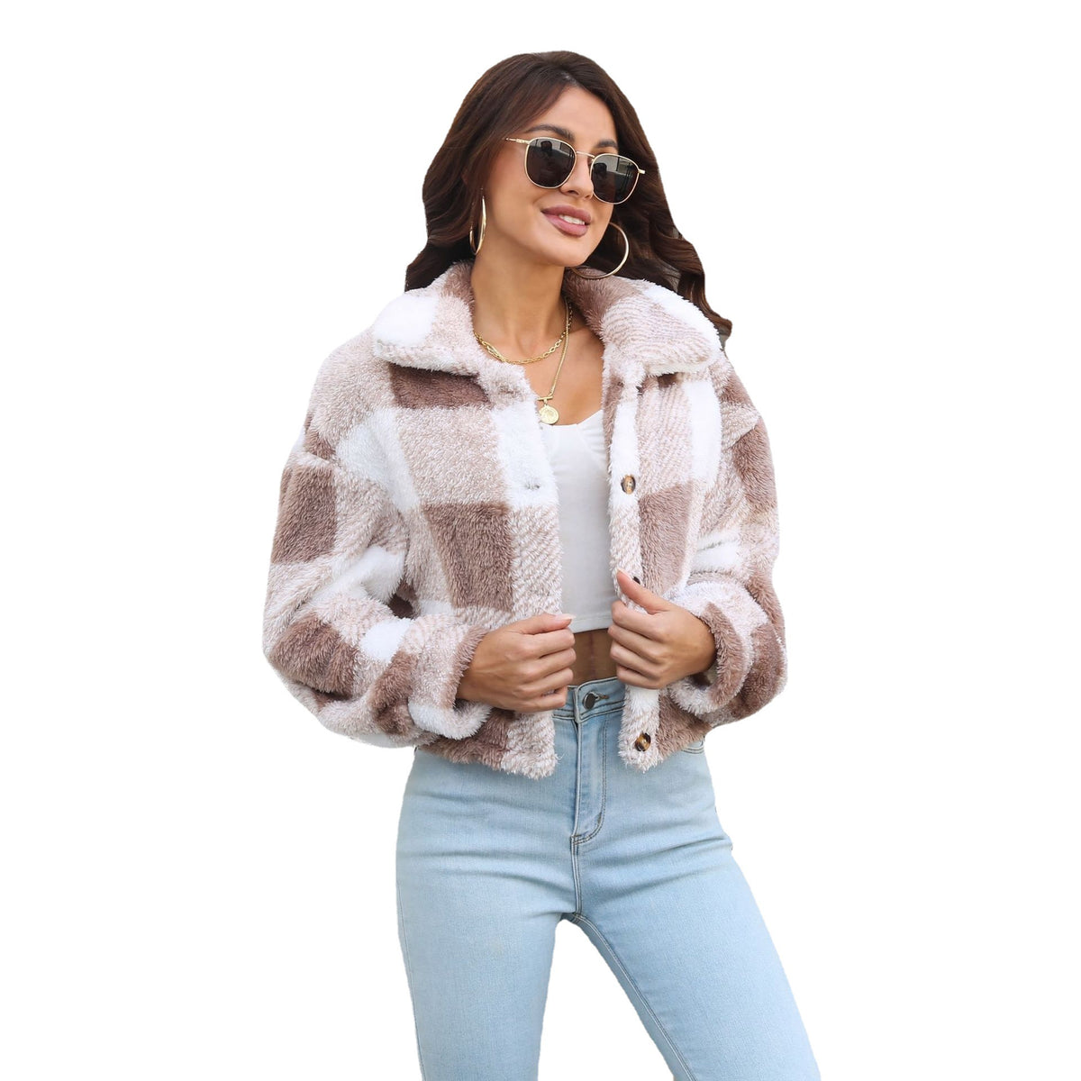 Plaid Velvet Jacket