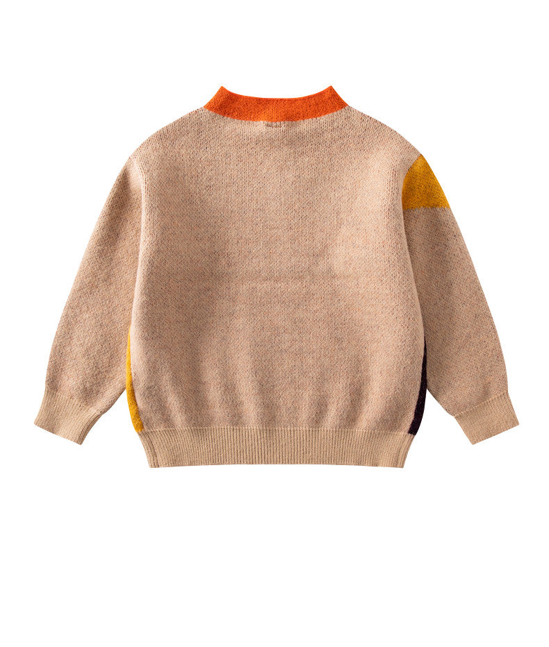 Kids' Color Block Sweater