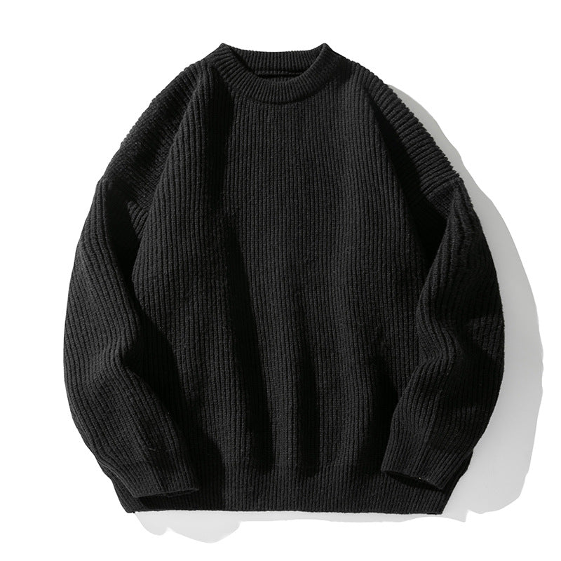 Men's Chunky Knit Crewneck Sweater