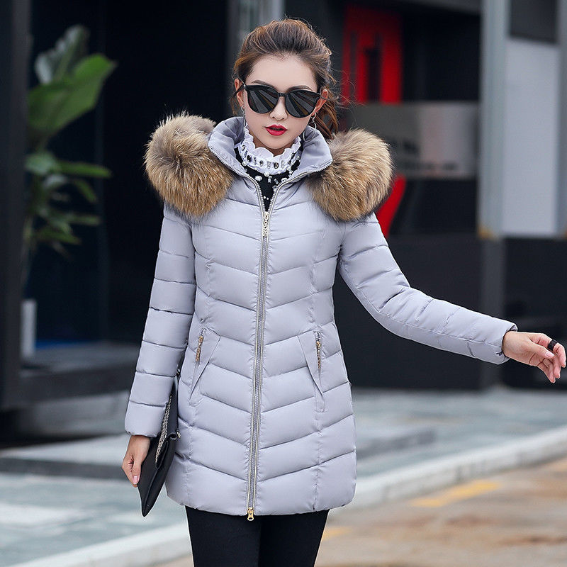 Long Hooded Padded Parka