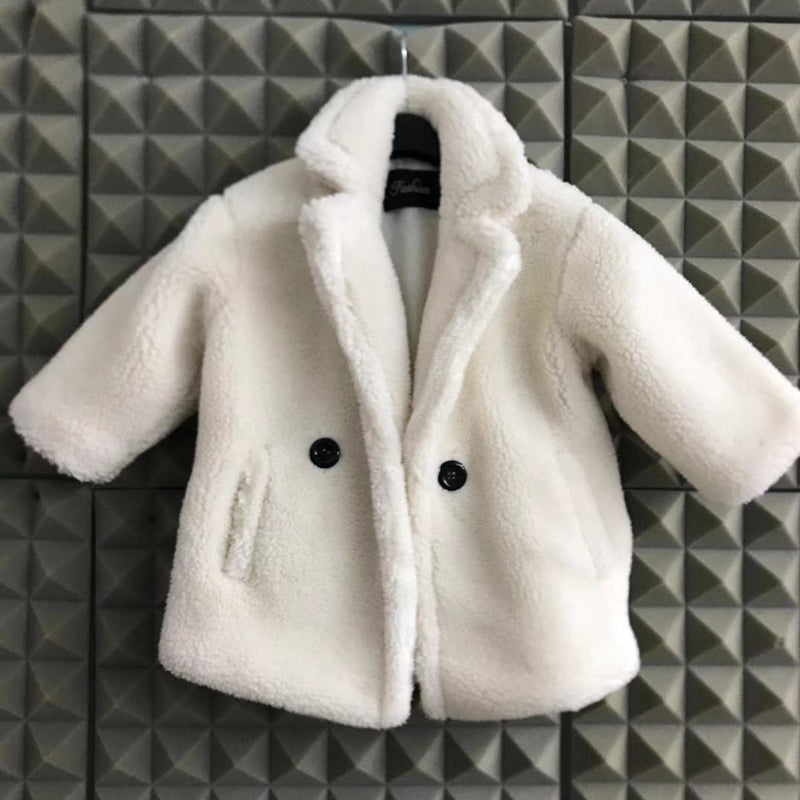 Big Kids' Faux Fur Coat