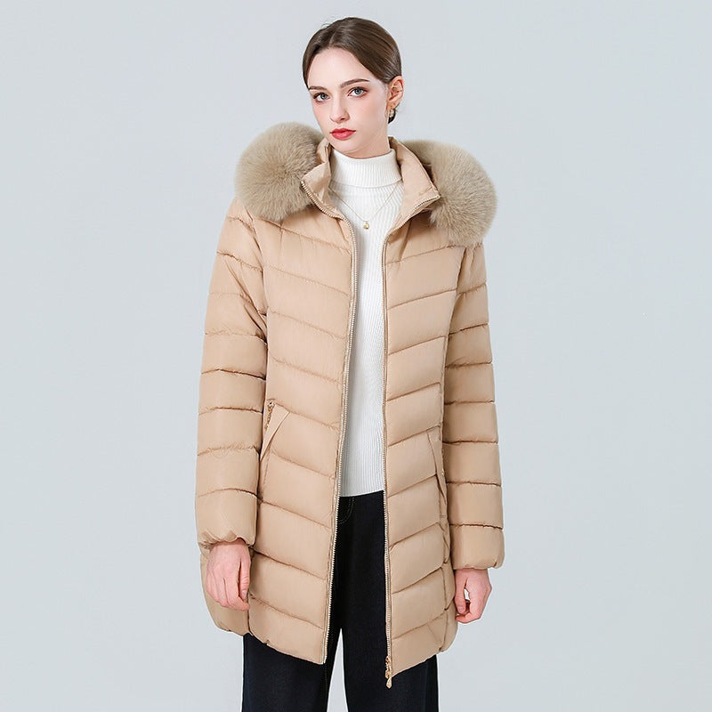 Long Hooded Padded Parka