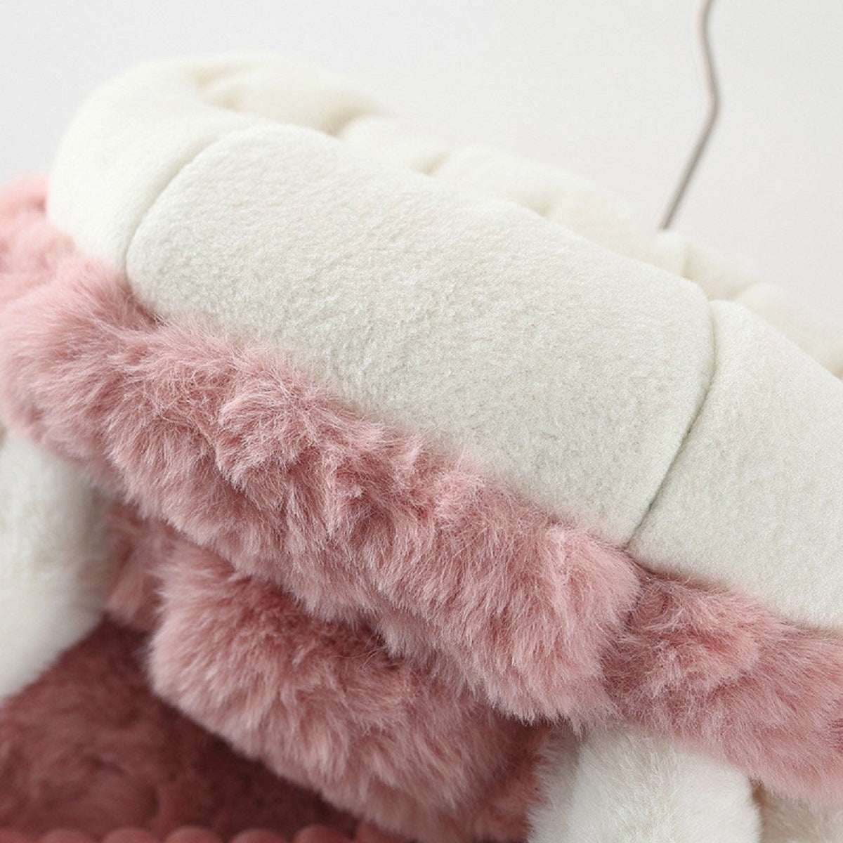 Girls' Bunny Hooded Plush Coat
