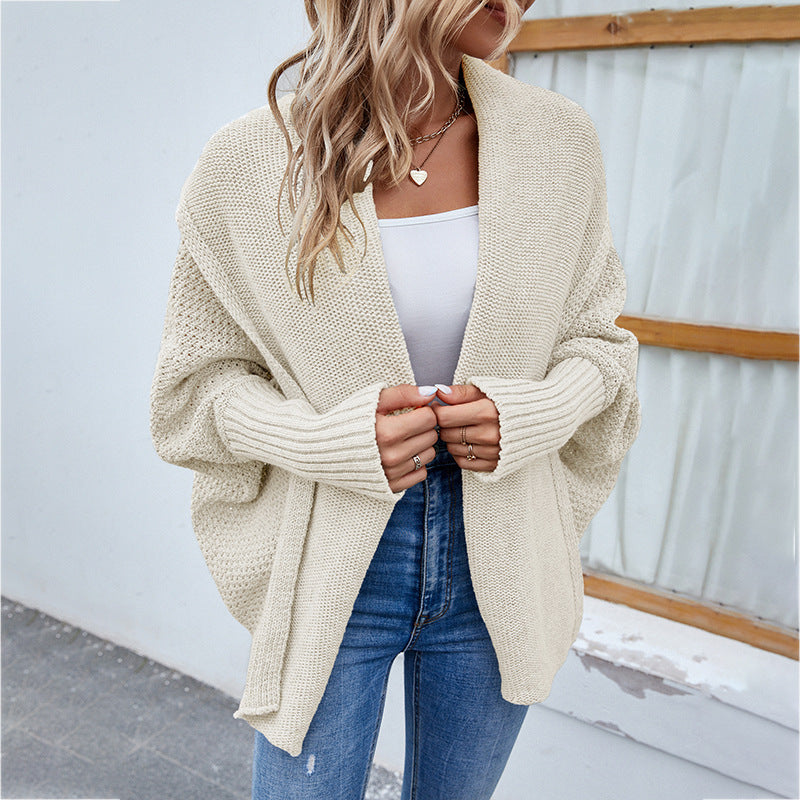 Batwing Lapel Cardigan