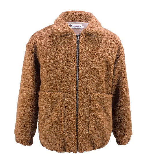 Shearling Plush Coat