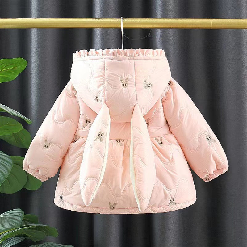 Girls' Bunny Padded Winter Coat