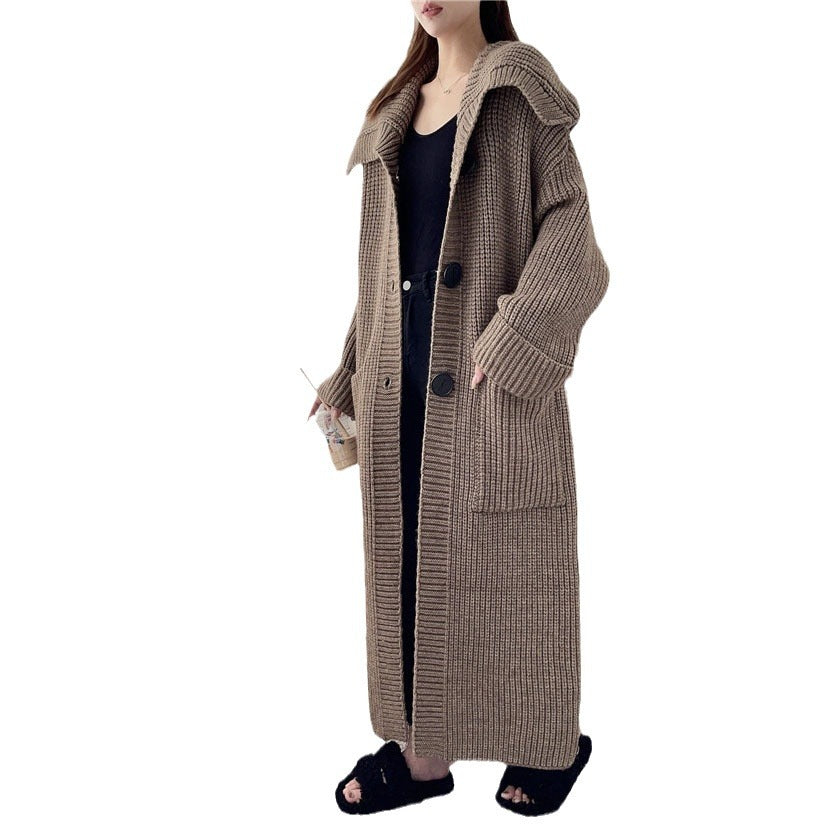 Plus Size Oversized Knit Cardigan
