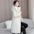 Plus Size Slim Fit Padded Coat