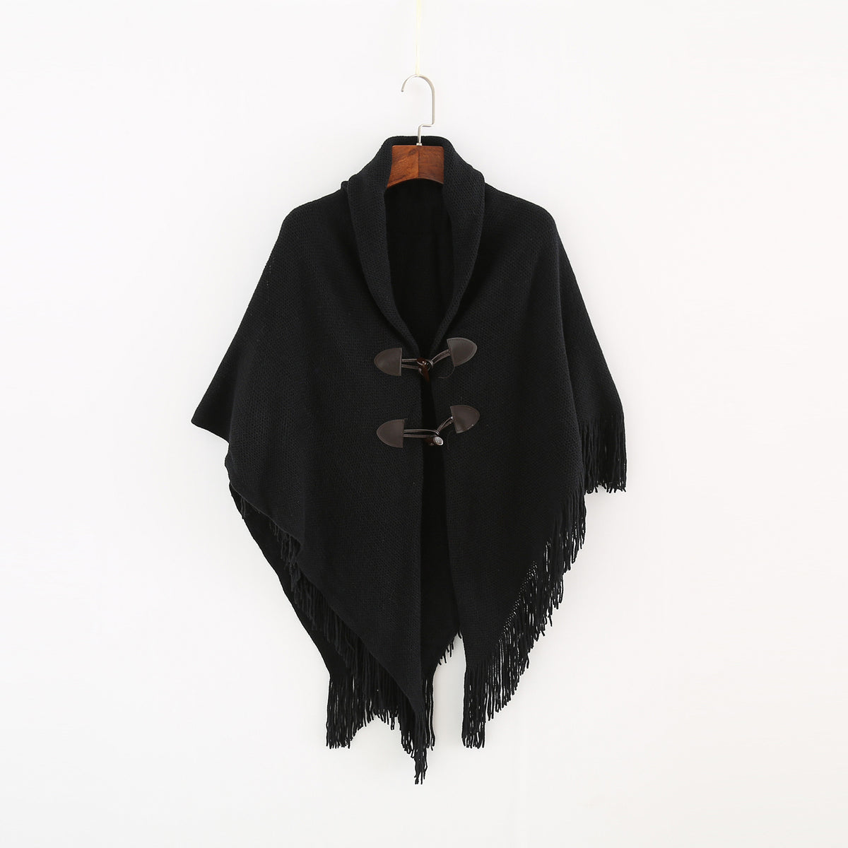 Hooded Poncho Cardigan