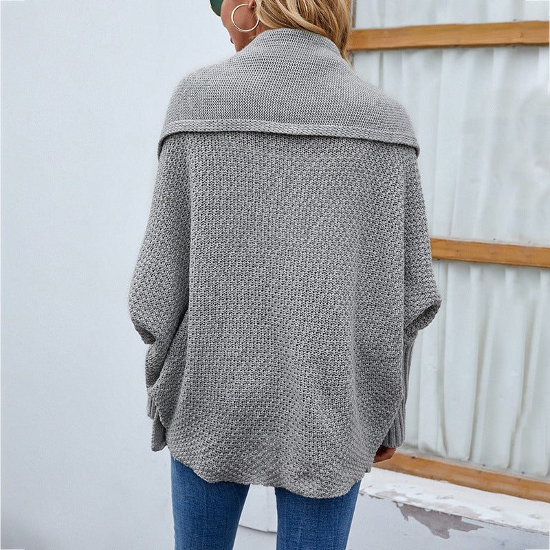 Batwing Lapel Cardigan