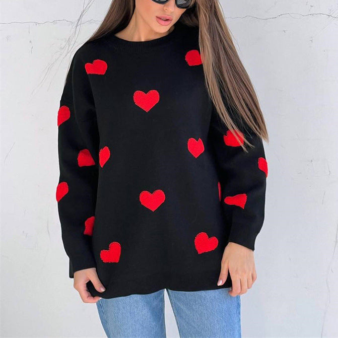 Heart Crewneck Sweater