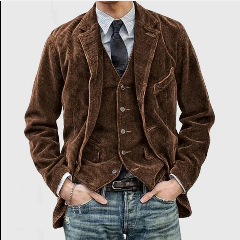 Men's Corduroy Blazer Jacket