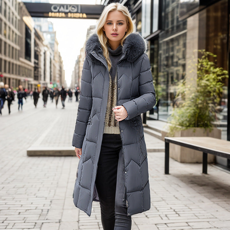 Fur Collar Padded Coat