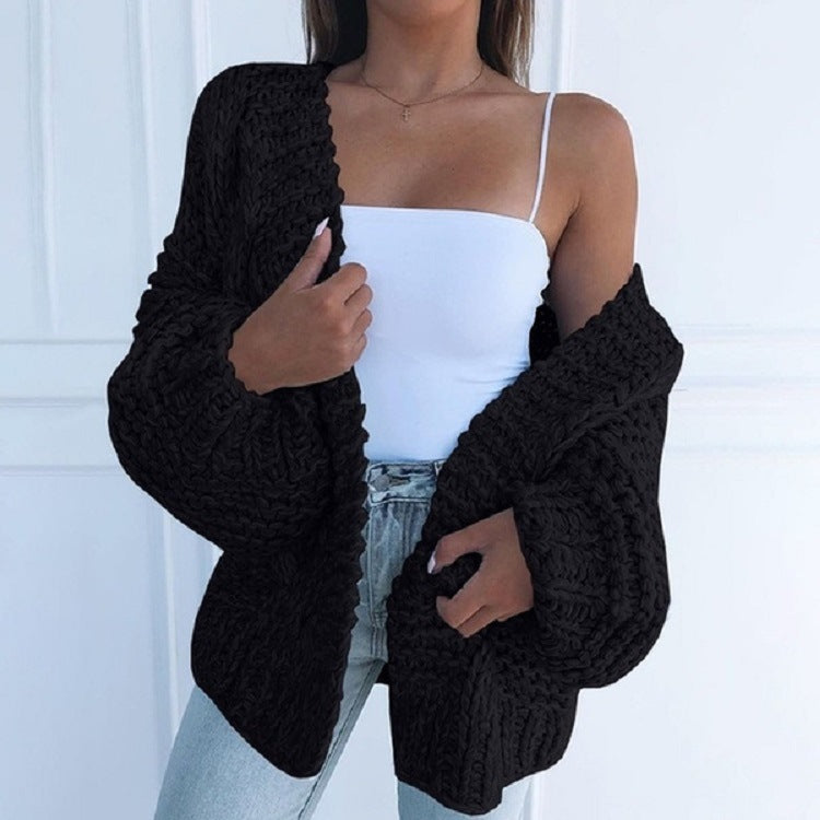 Faux Mohair Cardigan