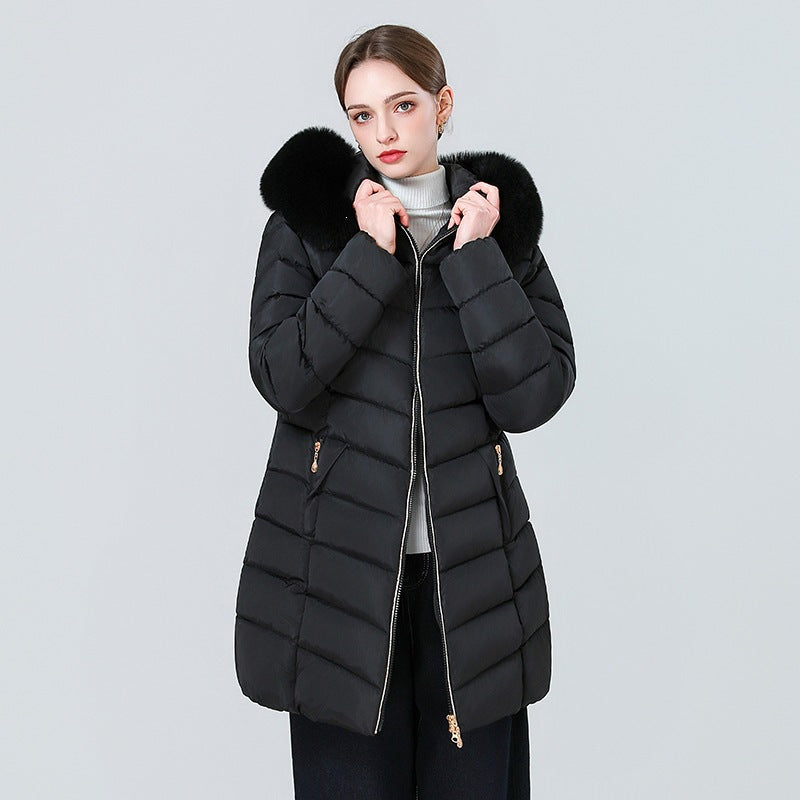 Long Hooded Padded Parka