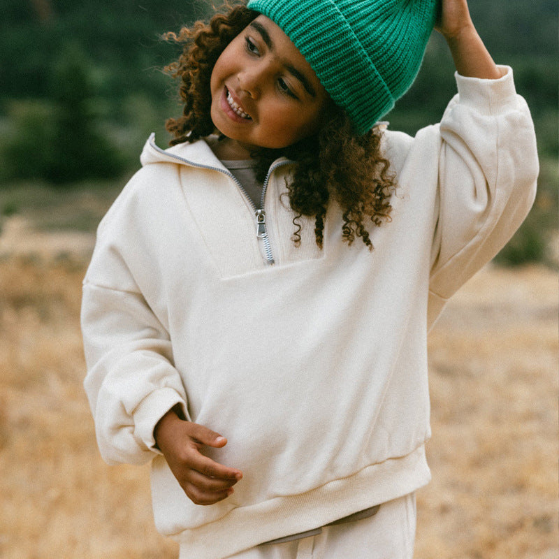 Kids' Nordic Cotton Sweater