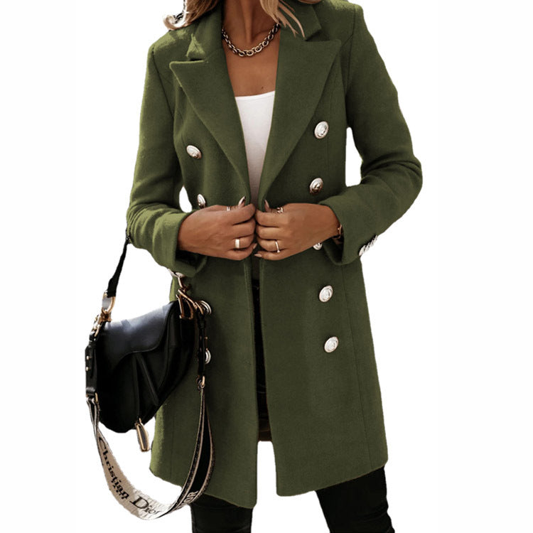 Double-Breasted Wool Jacket