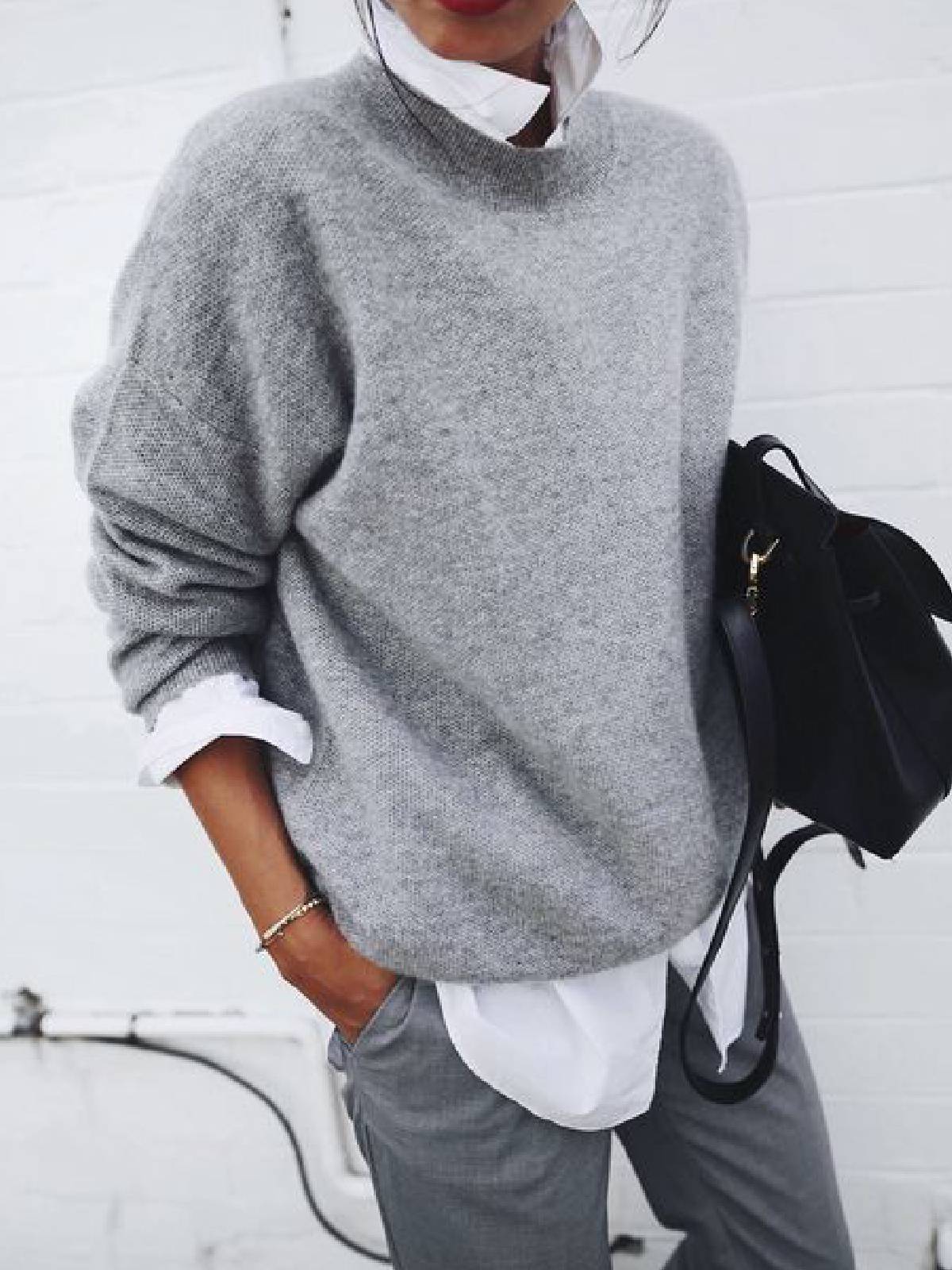 Classic Knit Pullover
