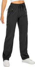 Loose-fitting Straight-leg Workout Pants With Drawstring Cuffs