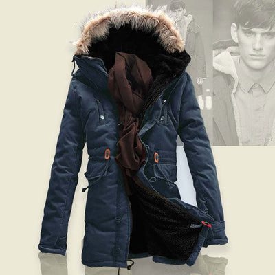 Men's Lamb Wool Lined Coat