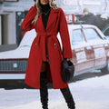Belted Double-Breasted Trench Coat