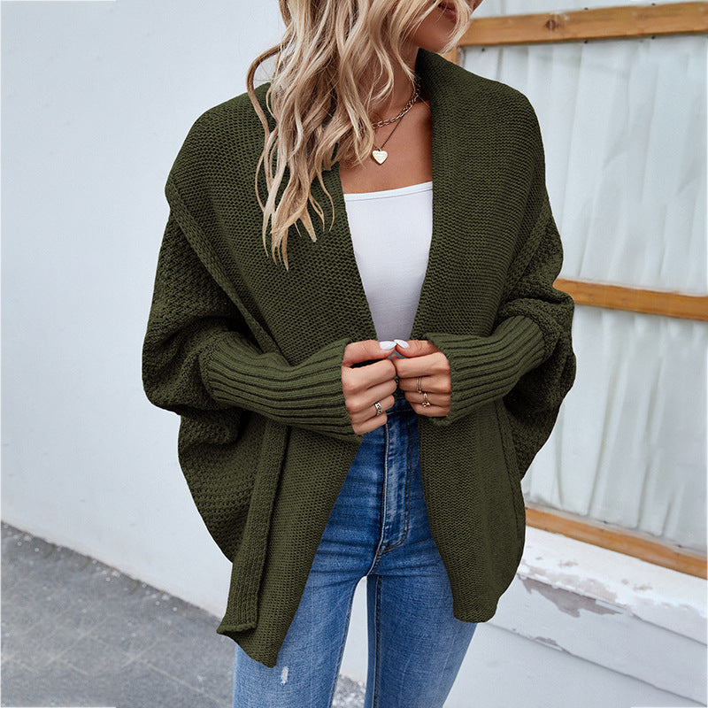 Batwing Lapel Cardigan