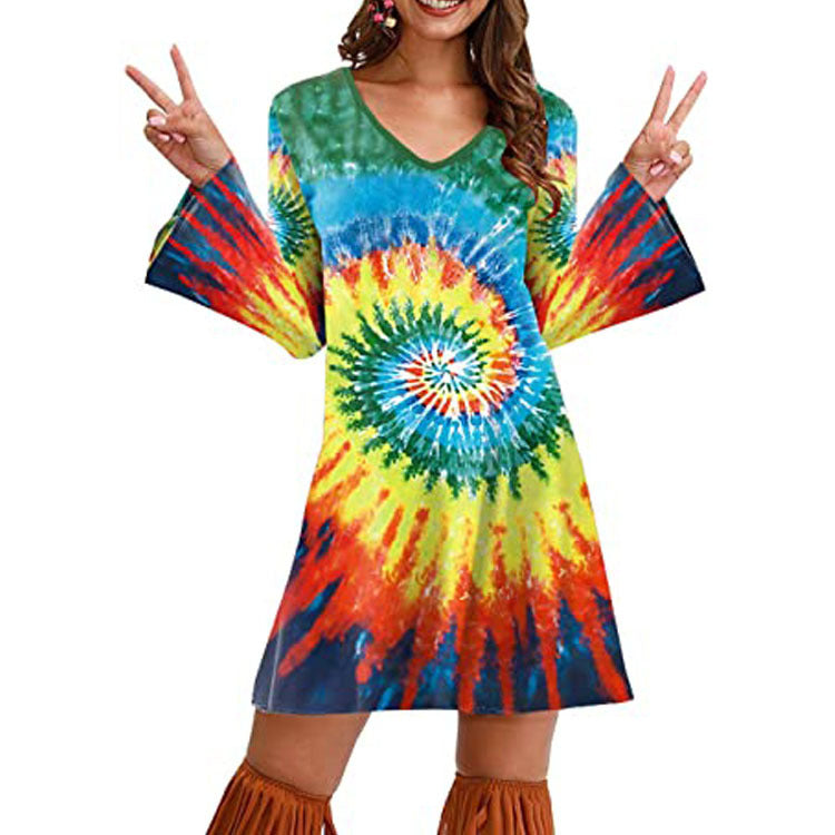 Boho Print Maxi Dress