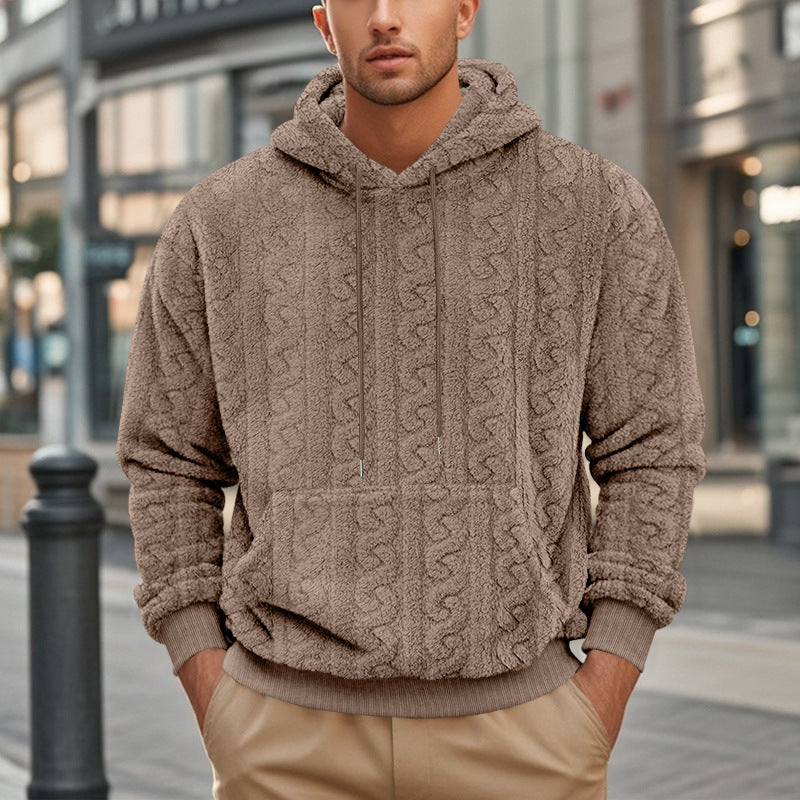 Men's Hooded Teddy Sweatshirt