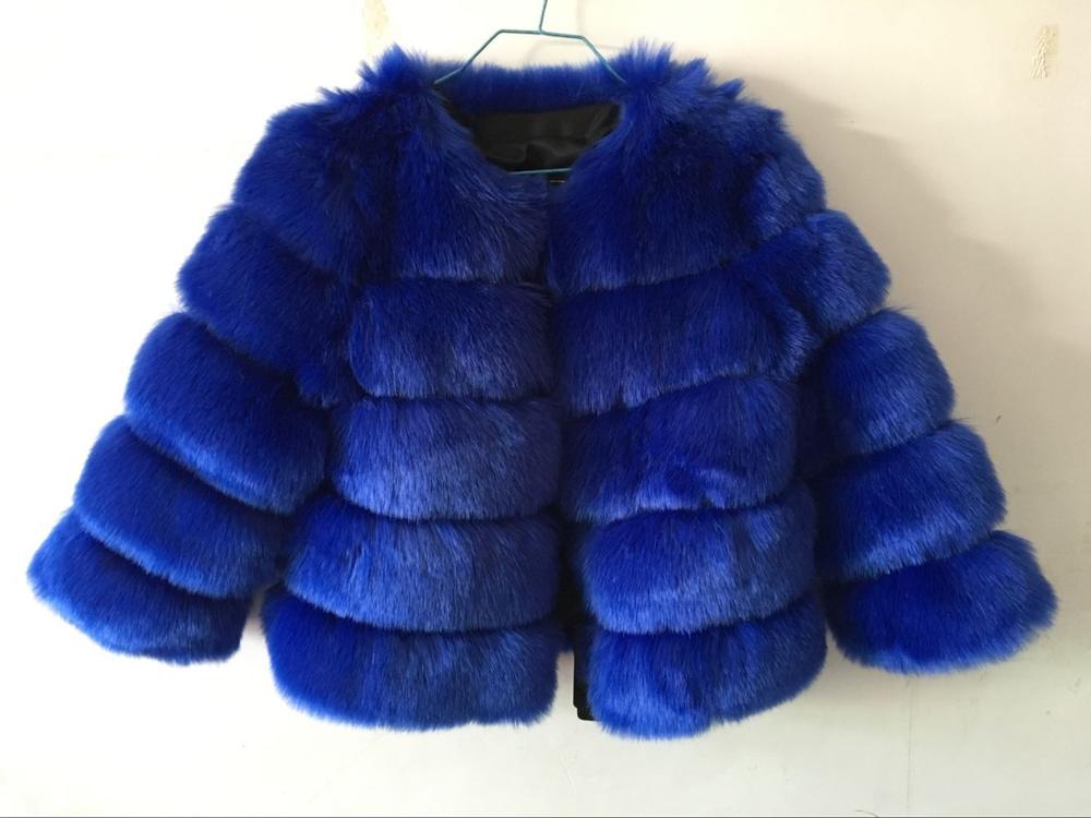 Faux Mink Fur Coat