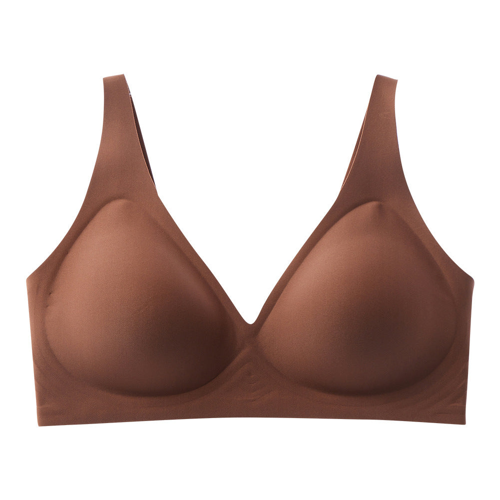 Women's Solid Color Full-Cup Push-Up Bra
