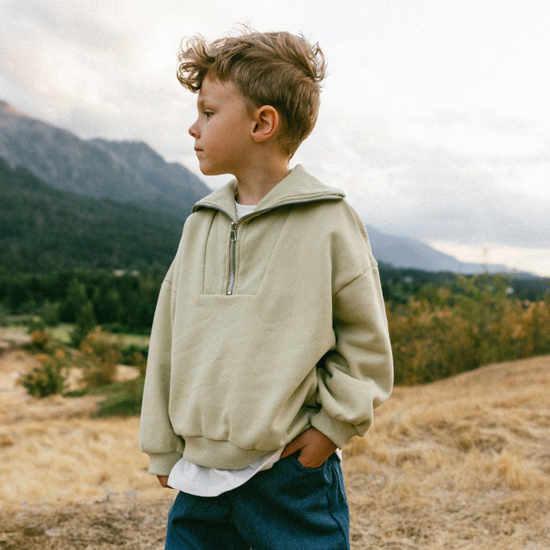 Kids' Nordic Cotton Sweater